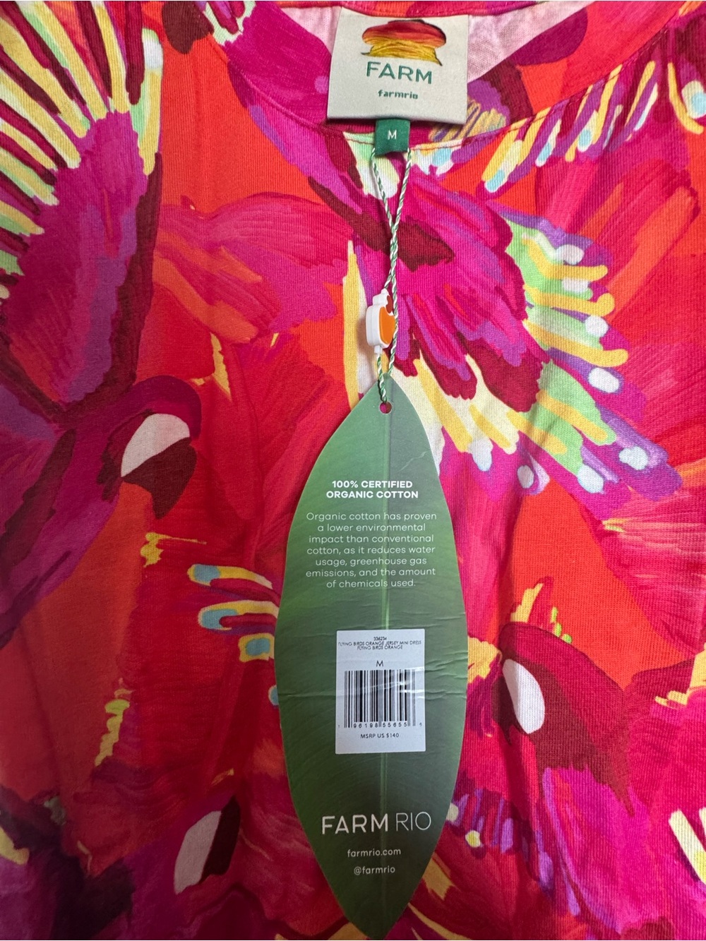 Farm Rio dress new with tags size M - Picture 3 of 4